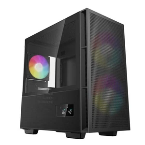 DeepCool CH360 DIGITAL Micro Tower Black - R-CH360-BKAPE3D-G-1 - Picture 1 of 15