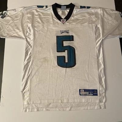 PHILADELPHIA EAGLES NO5 DONOVON MCNABB ВЫЕЗДНОЙ / БЕЛЫЙ - REEBOK ВЗРОСЛЫЙ БОЛЬШОЙ - Изображение 1 из 4