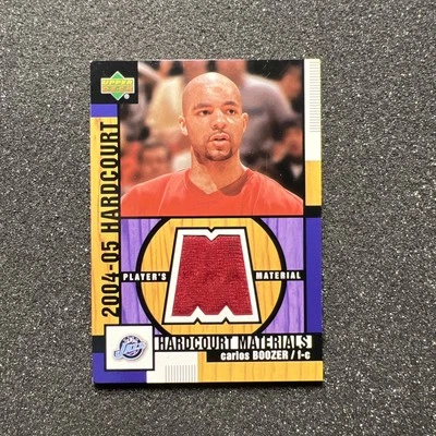 2004-05 UD Hardcourt CARLOS BOOZER #HM-CB Materials JERSEY - NBA UTAH JAZZ Foto 1 de 4