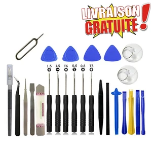 Kit Tournevis Précision Smartphone Réparation iPhone, Samsung, Tablette (25 en 1 - Imagen 1 de 6
