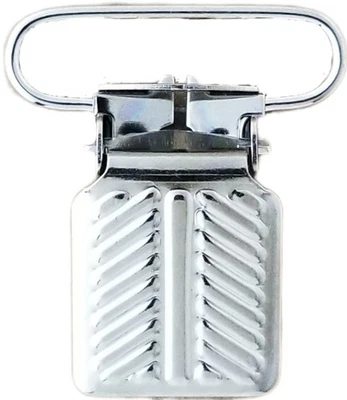 CLIPS DE SUSPENSIÓN ESPIGA 1", NIQUELADOS, SIN PLÁSTICO, 10 Y 25 PIEZAS Foto 1 de 2