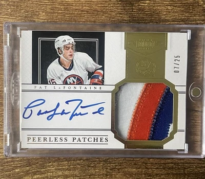 Parche automático Panini Dominion Pat LaFontaine Peerless Patches 2013-14/25 Foto 1 de 3