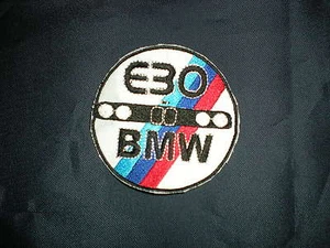 BMW E30 STEMMA PATCH TOPPA RICAMATO TERMOADESIVO diametro 8 cm - Bild 1 von 1