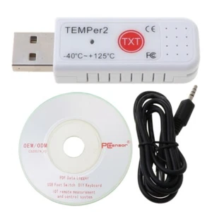 PC TEMPER2 Sensor USB Thermometer Temperature Data Logger Recorder - Bild 1 von 9