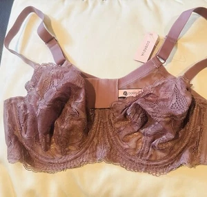 Dobreva Women's Lace Bra Sz#40B Underwire Embroidered Unlined Bra See Through - Picture 1 of 10