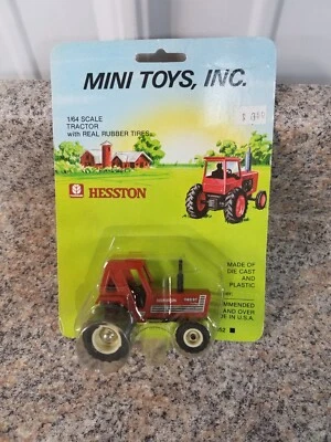 1984 Mini Toys Inc. 1/64 Hesston 1180 DT Turbo Tractor With Real Rubber Tires - Image 1 of 3