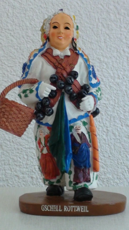 Fasnet Fasching Viererbund Original Rottweiler Gschell Figur Neu - Bild 1 von 1