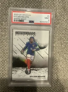 2023-24 Panini Obsidian Kylian Mbappe White Night Case Hit SSP Psa 9 🔥 - Picture 1 of 2