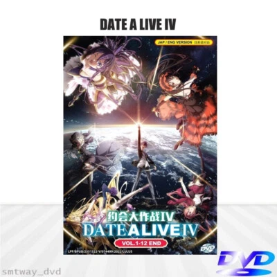 DVD Anime Date A Live Season 4 (IV) TV Series (1-12 End) English Dub, All Region - Image 1 of 4