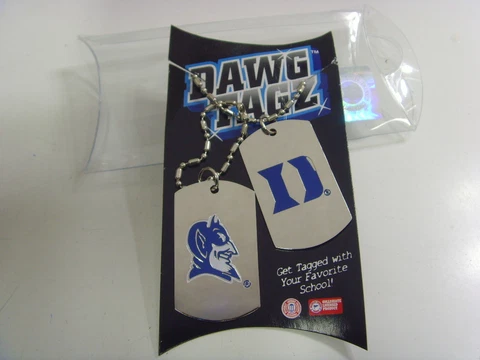 Duke Blue Devils sports dawg tagz necklace key chain set collegiate ncaa 49425 Cover