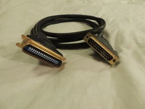 Belkin F2A04606GLD Gold Plated 6ft Parallel Printer Cable - Great Condition! - Picture 1 of 2