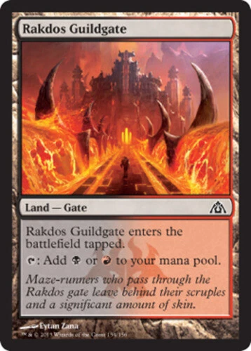 Dragon's Maze - Rakdos Guildgate - Foil - Image 1 of 1