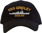 Uss Gridley Ddg-101 Embroidered Baseball Cap 3 Colors Available