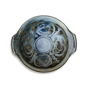 Vintage 1970s handled ceramic serving dish / marked but unidetified maker - Picture 1 of 6