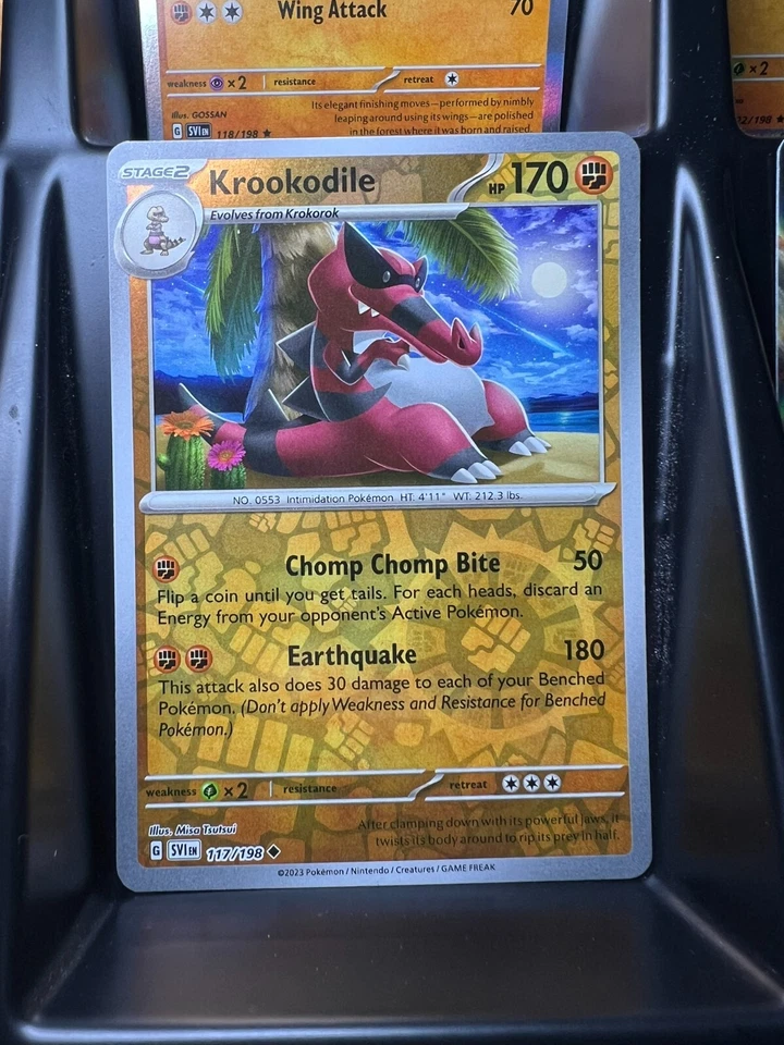 Krookodile 117/198 Sv01: Scarlet & Violet Base Set Reverse Holo - Image 1 of 1