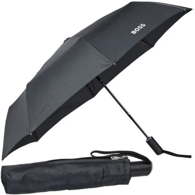 HUGO BOSS Paraguas Y Fundas de Bolsillo Abre A Automático Telescopio - Imagen 1 de 4