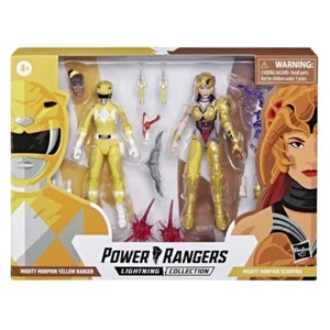 Power Rangers Lightning Collection Mighty Morphin Yellow Ranger Vs Scorpina 6" - Picture 1 of 9