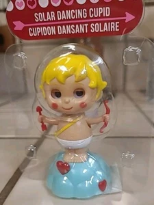 Solarbetriebener tanzender Amor mit Schwingen & blinzelnden Augen Neu - Bild 1 von 7
