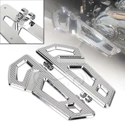 Chrome Driver Rider Floorboards For Harley Electra Glide Heritage Softail FLHT Foto 1 de 4