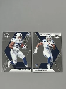 Jonathan Taylor Rookie Lot! 2020 Panini Mosaic #216 + #276 NFL Debut 🔥🔥 - Bild 1 von 2