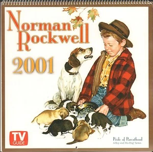 Norman Rockwell 2001 TV Guide Wandkalender - Neu!! - Bild 1 von 1