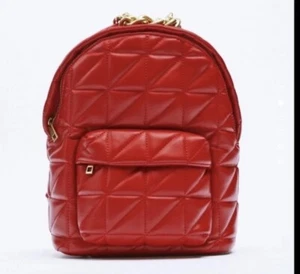 ZARA QUILTED BACKPACK - Picture 1 of 5