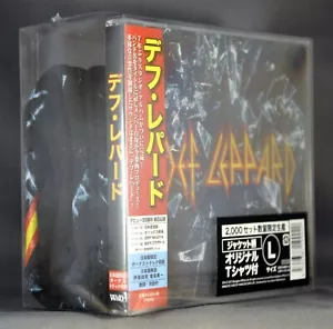 Def LEPPARD Self Titled 2015 JAPAN CD +1 BONUS Trk +T-Shirt Ltd Ed 2,000 BOX Set - Picture 1 of 13
