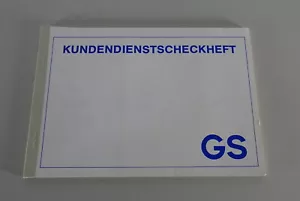 Scheckheft / Serviceplan / Wartungsheft blanko Citroen GS Modelljahr 1972 / 1973 - Bild 1 von 4