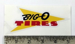 Vintage Big-O Tires sticker decal 5"x2.1" - Picture 1 of 1