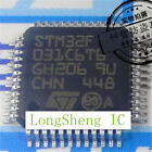 10Pcs Stm32f031c6t6 Stm32f031 031C6t6 Qfp48 Mcu Stm32f031c6t6tr New #Wd10