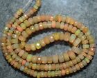 Chirstmas Sale 47 Cts Natural Gemstone Ethiopian Opal Cut3.4X7mm Necklace 16