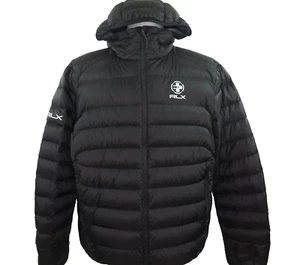 RLX Golf Ralph Lauren Mens Winter 730 Down Quilted Puffer Hooded Jacket XL 1XB - Picture 1 of 18