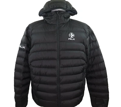 RLX Golf Ralph Lauren Mens Winter 730 Down Quilted Puffer Hooded Jacket XL 1XB - Image 1 of 4
