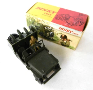 DINKY TOYS FRANCE JEEP PORTE-MISSILES REF.828 BOITE D'ORIGINE T BON ÉTAT - Imagen 1 de 7