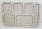 Dallas Ware Confetti Spatter Melmac Divided Dinner Lunch Serving Tray # P-71