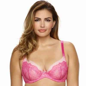 Sujetador figura completa Paramour by Felina ámbar sin forro 115014 rosa varios tamaños nuevo con etiquetas - Imagen 1 de 4