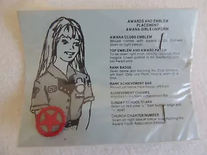 Parche Estrella Awana de colección todavía en paquete - Imagen 1 de 1