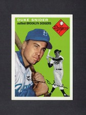 1995 Topps Archives Brooklyn Dodgers: #68 DUKE SNIDER, 1954 Dodgers #32