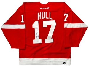 Brett Hull Signed Detroit Red Wings Koho Jersey (Steiner COA) - Picture 1 of 8