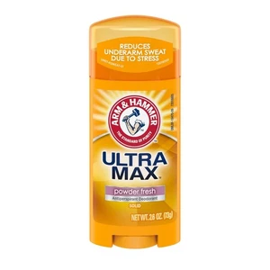 Arm & Hammer Ultra Max Solid Powder Fresh Deodorant 2.6 Oz - Pack of 3 - Picture 1 of 1