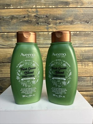 Aveeno Fresh Green Blend Acondicionador Fresco y Espesor 12 OZ Paquete de 2 Foto 1 de 4
