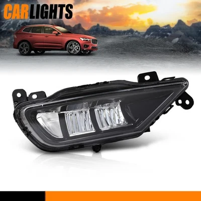 Fit For 2016-2024 Volvo XC60 LED Fog Light Front Right Side Bumper Lamp W/bulb Foto 1 de 4