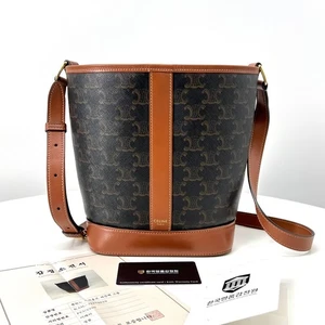 Celine Triomphe Canvas Small Bucket Bag 191442CAS 135855694 - Picture 1 of 8