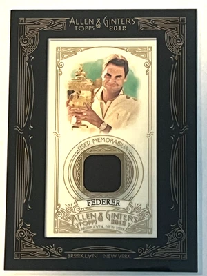 2012 Topps Allen & Ginter's - Framed Mini Relics Roger Federer #AGR-RF (MEM) - Image 1 of 2