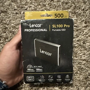 Lexar Professional, SL100 Pro, 500GB, USB, 3.1, tragbar, Solid-State Drive - Bild 1 von 3