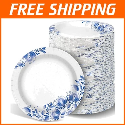 Quality Blue Plates - 10" 300 Pack, Soak Proof - image 1 of 4