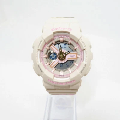 Reloj usado unisex CASIO Baby-G BA-110PKC-4AJR tamaño caja beige 4,3 cm #91023 - Imagen 1 de 4