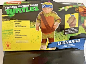 Costume adolescente mutante tartarughe ninja Leonardo bambino 2-4 per 1-2 anni - Foto 1 di 8