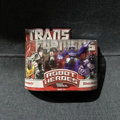 Hasbro Transformers - Robot Heroes - GRIMLOCK & SHOCKWAVE - 2006 - Image 1 of 4