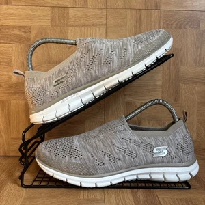 Skechers Glider Stunner Slip-On Dual-Lite Sneaker taupe 23451 UK Größe 5,5 - Bild 1 von 13